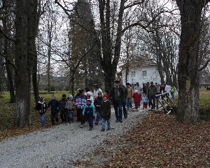 Útban a park felé
