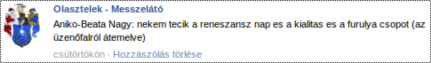 Vélemények az üzenőfalról Vélemények az üzenőfalról
