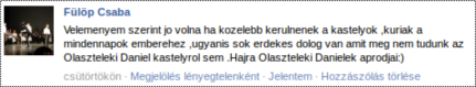 Vélemények az üzenőfalról Vélemények az üzenőfalról