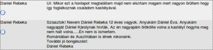 Vélemények a vendgékönyvből Vélemények a vendgékönyvből