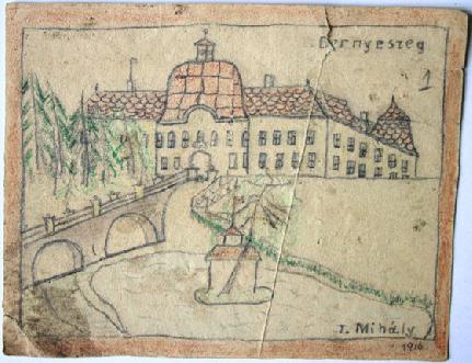 A kastély rajza